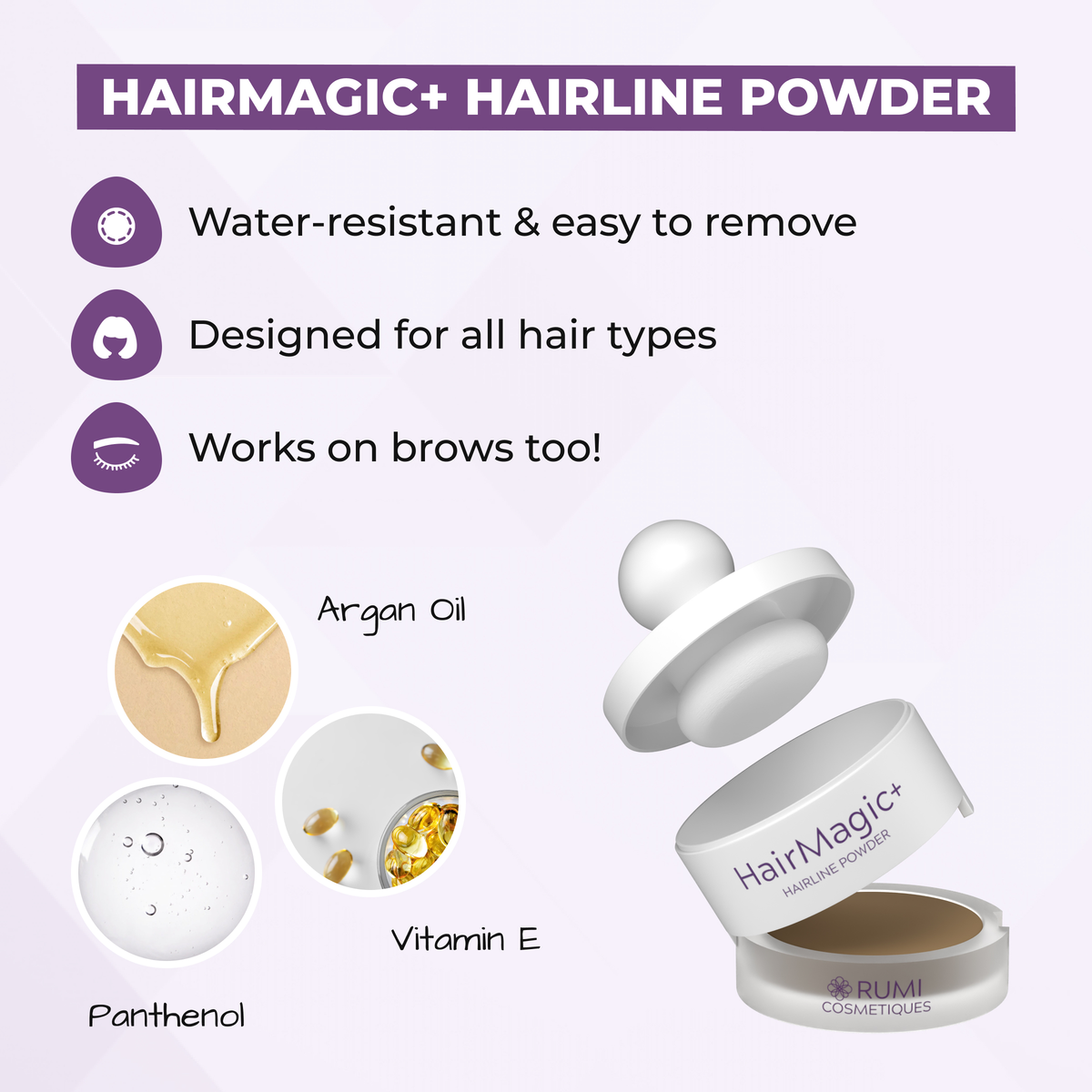 2x HairMagic+ Hairline Powder — visuel 3