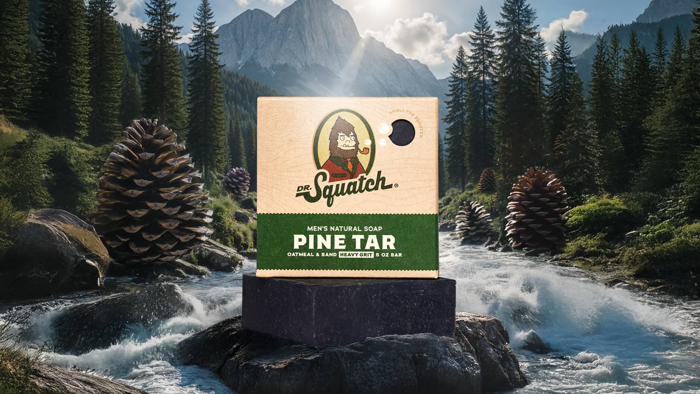 Pinewood — Savon corps exfoliant pour homme — visuel 2