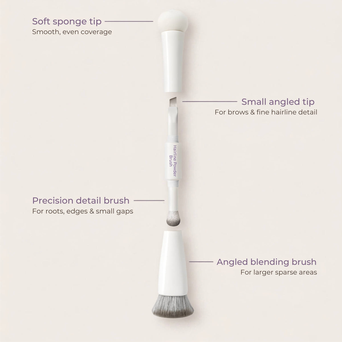 Hairline Powder 4-in-1 Brush